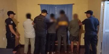 Fachinal: seis cuatreros fueron detenidos y secuestraron carne faenada.