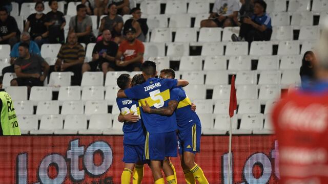Luis Vázquez puso en ventaja al "Xeneize". (Foto: Marcelo Rolland)