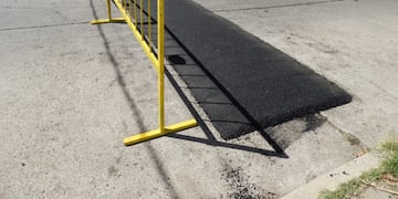 Comenzó la instalación de 6 lomos de burro