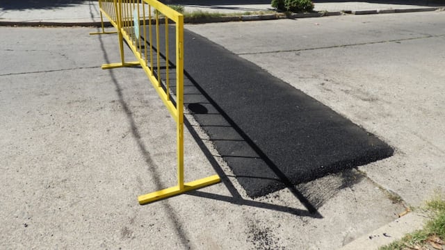 Comenzó la instalación de 20 lomos de burro