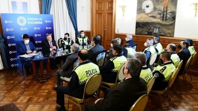 Jaldo se reunió con el ministro de Seguridad Eugenio Agüero Gamboa