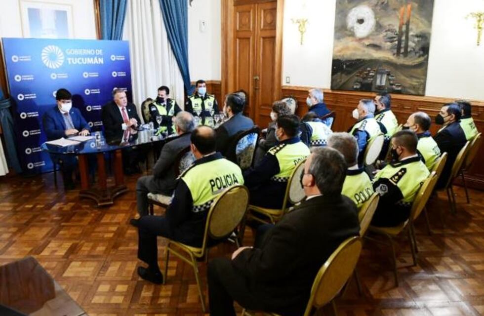 Jaldo se reunió con el ministro de Seguridad Eugenio Agüero Gamboa