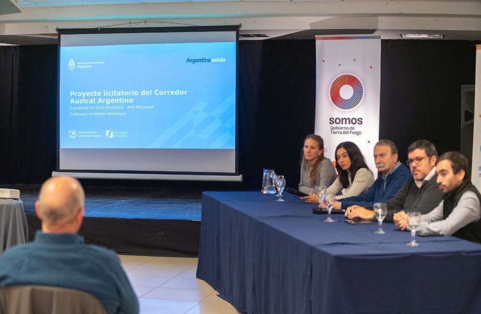 Río Grande: se presentó el estudio de factibilidad del Corredor Marítimo Austral