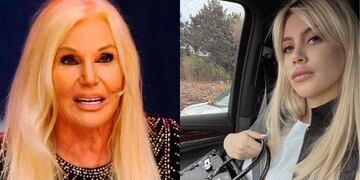 Wanda Nara y Susana Giménez