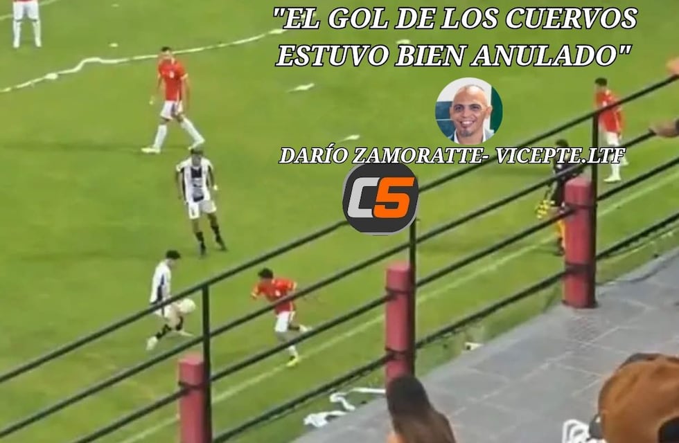 Zamorate dice que fue bien anulado el gol de Concepción FC