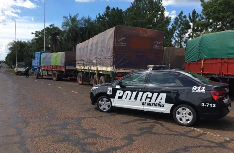 Fachinal: detectaron dos camiones que transportaban soja ilegalmente