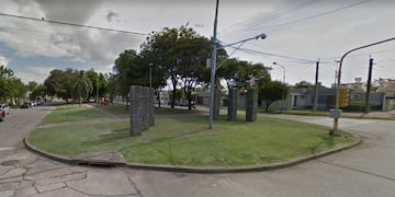 Los canteros de Av. Suipacha