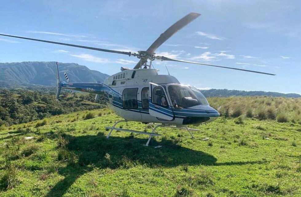 El helicóptero sanitario realizó otra exitosa evacuación en Alta Montaña