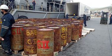 Tratamiento de los residuos sólidos no peligrosos provenientes de las bases antárticas argentinas.