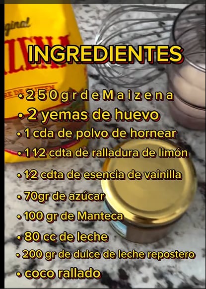 El paso a paso para hacer los alfajores de maicena de Claudia Villafañe