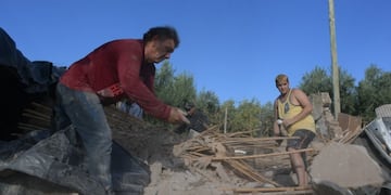 El terremoto del pasado lunes en San Juan provocó graves daños en distintas viviendas de la provincia.