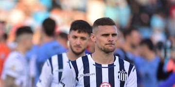 Nicolás Pasquini, defensor de Talleres, que no estará ante Argentinos Juniors por lesión (Ramiro Pereyra).