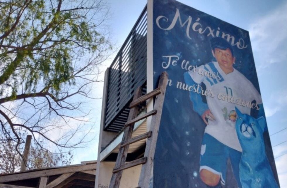 A tres meses del crimen, inauguran un mural para homenajear a Maxi Jerez en Empalme Graneros