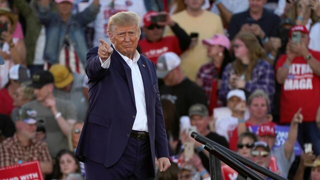 Donald Trump comenzó su campaña con vistas a su vuelta a la Casa Blanca en 2025 en Waco, Texas. (AP)