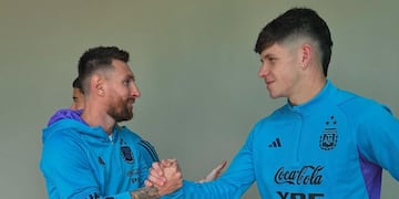Zapelli y su encuentro con Messi.