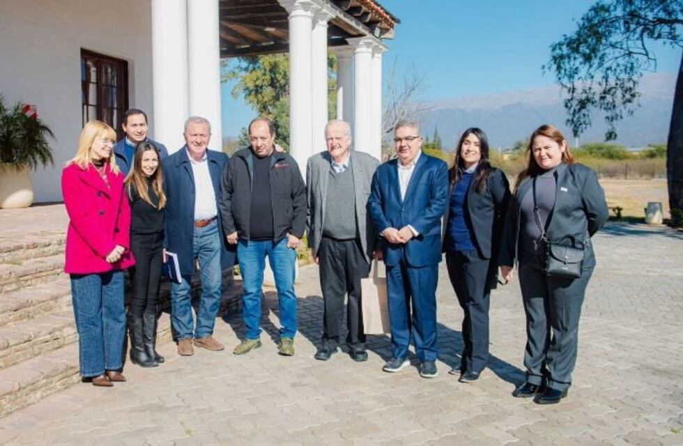 Reunión entre Jalil y el presidente de Grupo ARCOR