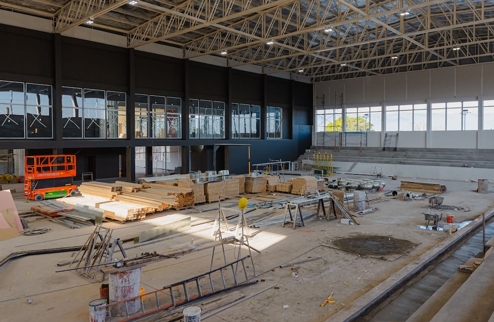 Avanza la obra del Polideportivo Libertador II