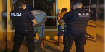 Terminaron detenidos tras sustraer elementos de una obra en construcción.