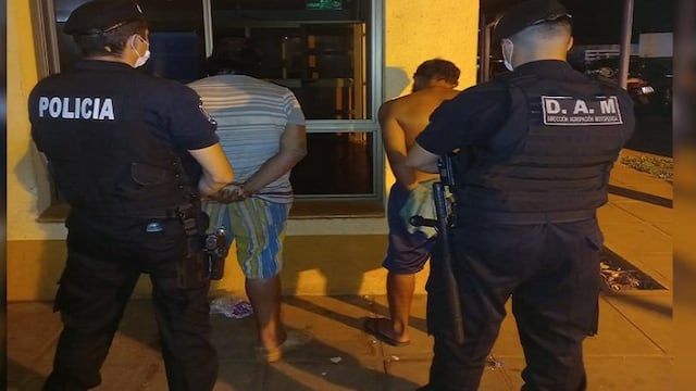 Terminaron detenidos tras sustraer elementos de una obra en construcción.