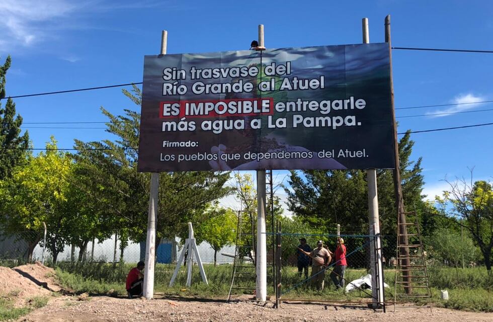 Alvear y San Rafael más unidos que nunca en el reclamo por el trasvase de aguas del río Grande al Atuel