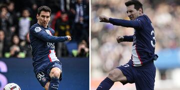 El astro argentino marcó de tiro libre el cuarto para el PSG y le dio la victoria a su equipo. Foto: Los Andes.