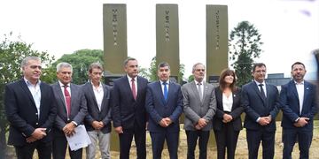 El vicegobernador Miguel Acevedo presidió un acto con autoridades de los tres poderes