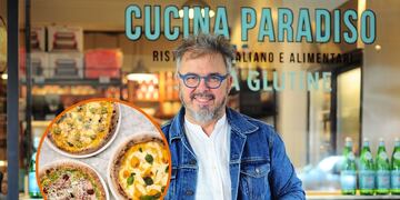 Pidió una pizza de 4 quesos en el restaurante de Donato de Santis