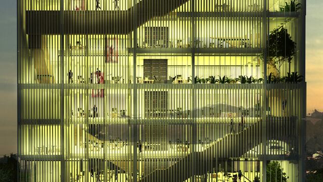 Así es el interior del edificio de Globant en Tandil