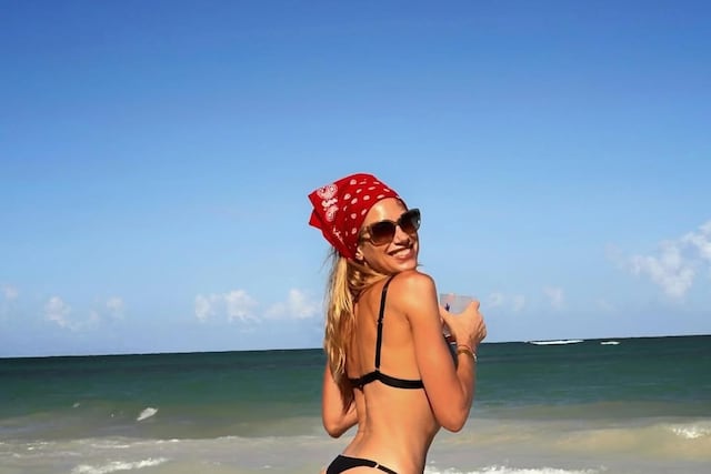 Alina, una de las rosarinas más bellas.