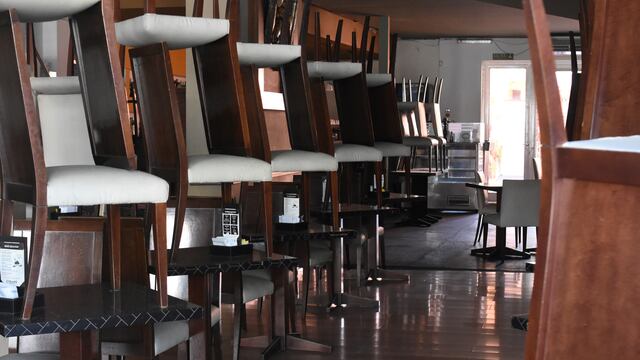 Bares cerrados en Rafaela / Foto M. Liotta.