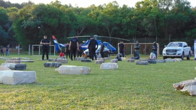 Desmantelan un narcogalpón en Montecarlo y detienen a 6 personas.
