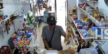 Insólita situación en un comercio.