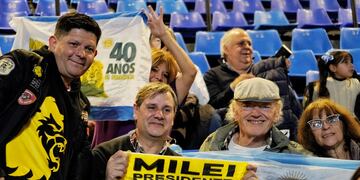 Previa de Milei en el Luna Park (Clarín)