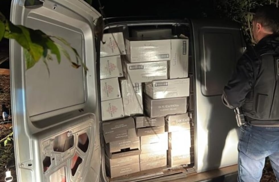 Incautan en Foz de Iguazú un contrabando de vinos argentinos