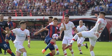 San Lorenzo le ganó 1 a 0 el clásico a Huracán. Foto: @SanLorenzo