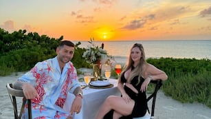 Cuti Romero y Karen Cavaller optaron por un privado y paradisíaco destino para las vacaciones de los bicampeones.