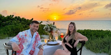 Cuti Romero y Karen Cavaller optaron por un privado y paradisíaco destino para las vacaciones de los bicampeones.