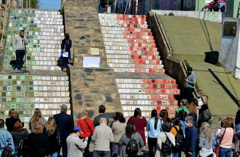 Inauguraron en Tandil la “Escalinata” de Villa Italia