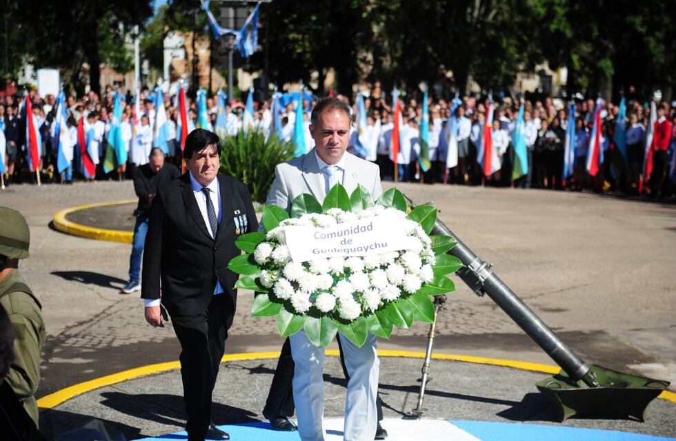 El intendente de Gualeguaychú encabezó el homenaje a los héroes de Malvinas