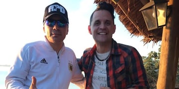 Solidaridad a flor de piel: Roberto Edgar y Pablo Lescano acercaron donaciones a la aldea Yriapú en Puerto Iguazú.