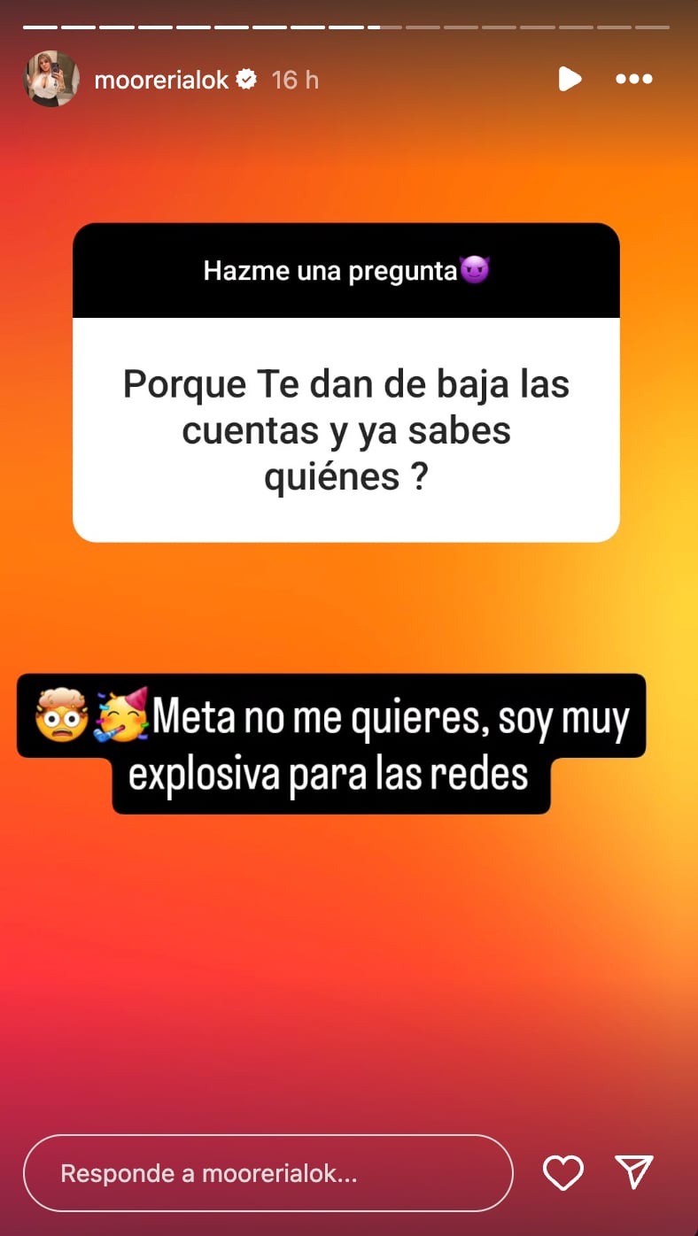 Morena Rial aseguró que Meta "no la quiere" porque su contenido es muy explosivo para las redes. (Foto: captura de pantalla)