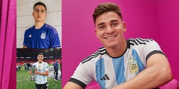 Julián Álvarez y Nahuel Molina se sumaron a Cristian Romero mientras Dybala, está en camino.