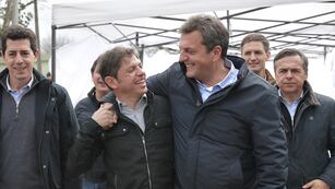 Kicillof y Massa, en San Vicente
