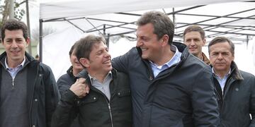 Kicillof y Massa, en San Vicente