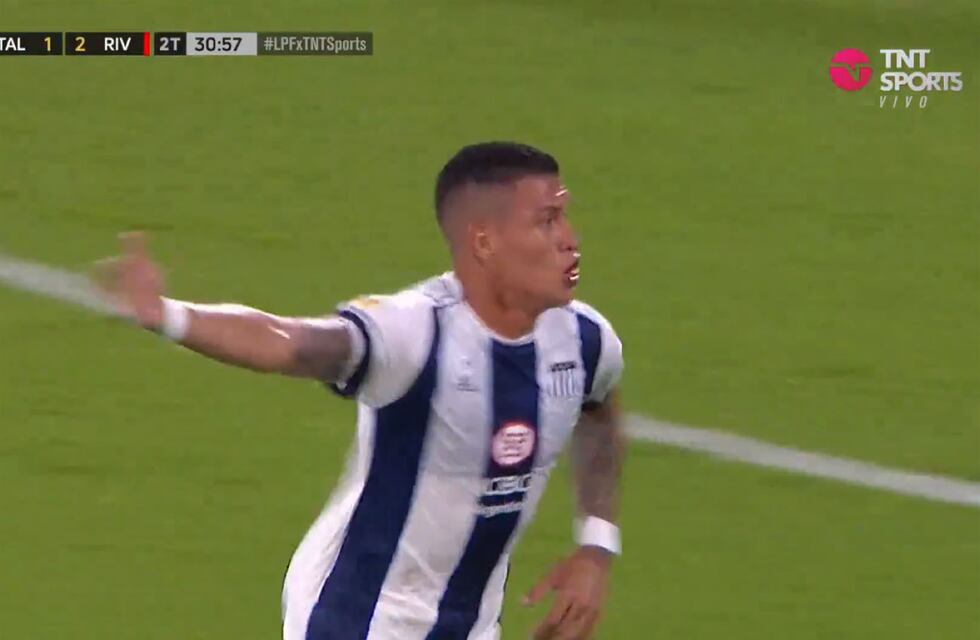 Lo empató Talleres ante River: gol de Portilla y esta vez el que falló fue Armani
