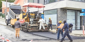 Ushuaia: continúa la obra de repavimentación