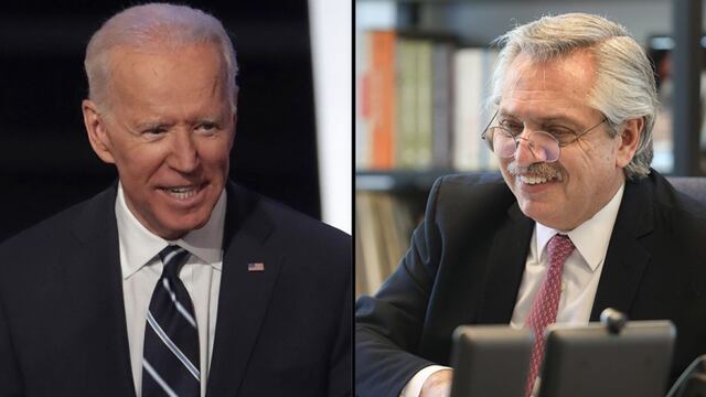 Alberto Fernández invitó formalmente a Joe Biden para que participe de la cumbre de la CELAC. Foto: Télam.