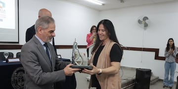 En su discurso en el acto de aniversario de la Escuela de Cine