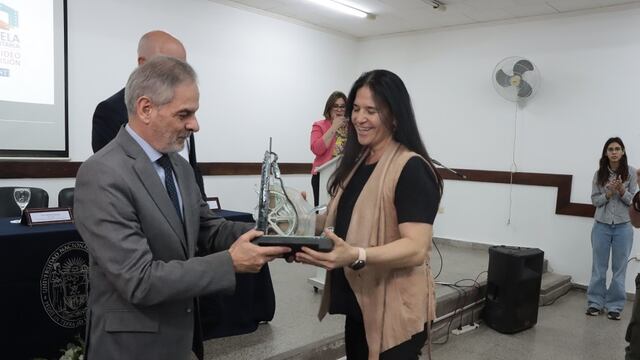 En su discurso en el acto de aniversario de la Escuela de Cine