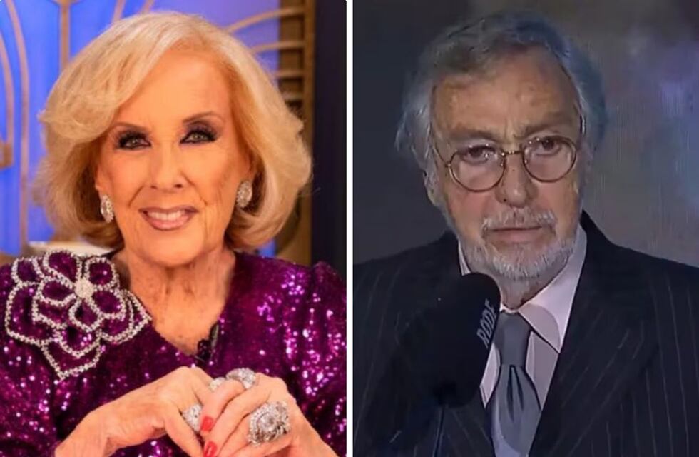 El fuerte reproche en vivo de Mirtha Legrand a Luis Brandoni por el INCAA: “Mirá mi dedito”